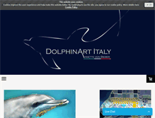 Tablet Screenshot of dolphinart-italy.com